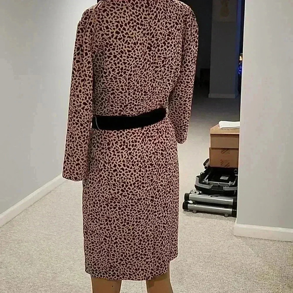 Donna Morgan leopard print vintage dress - Picture 5 of 6